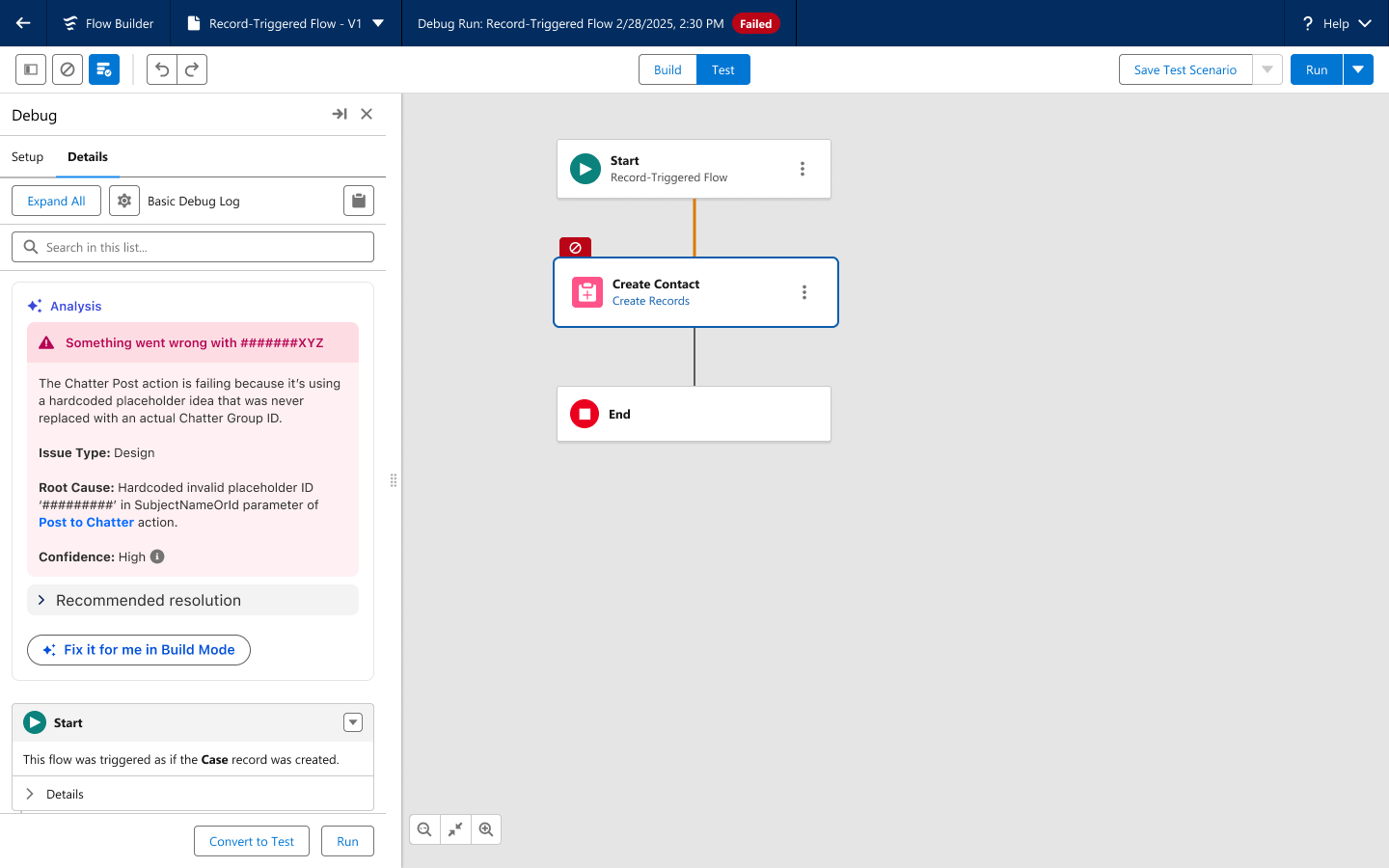 Flow debug AI